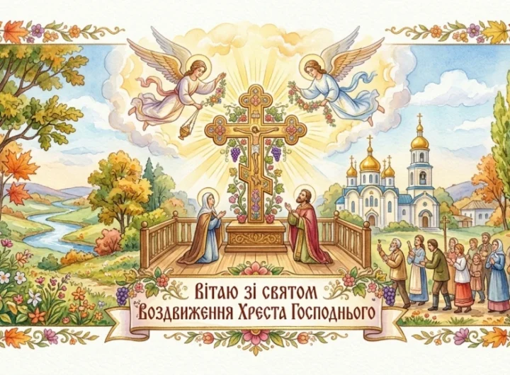 Збережи заздалегідь: привітання з Воздвиженням Хреста Господнього
