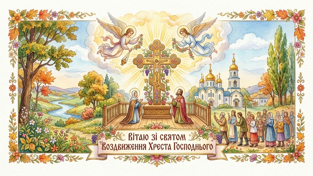 Збережи заздалегідь: привітання з Воздвиженням Хреста Господнього